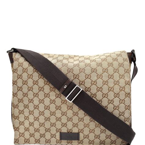 beige gucci messenger bag|best Gucci Messenger bag.